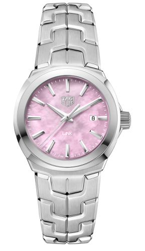 TAG Heuer Link Quartz 32mm Stainless Steel / Pink MOP